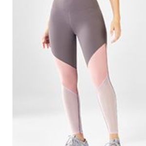 High waisted mesh power hold leggings